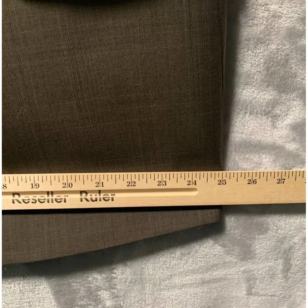 Pronto Uomo Sport Coat Mens 50R Wool Brown Two Button Double Vented Window Pane